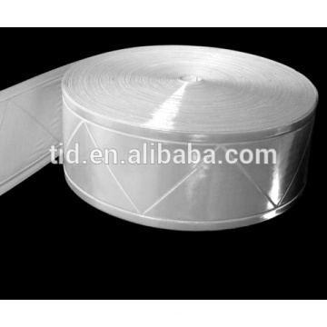 Prismatisches PVC-Reflexband, weißes Farbreflexband für Kleidung